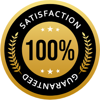100% Satisfaction Guaranteed